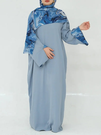 Muslim Türkiye Dubai Abayas For Women Loose Long Dress Kfatan Modest Ramadan Robe Femme Islamic Clothing Holiday Maxi Dresses.