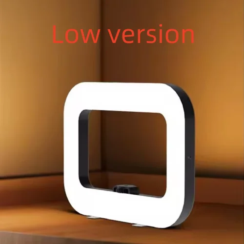 FANGTUOSI New Handheld Ring LED Rechargeable Fill light Portable Mobile Phone Live Photography Desktop Rabbit Cage Selfie Light.