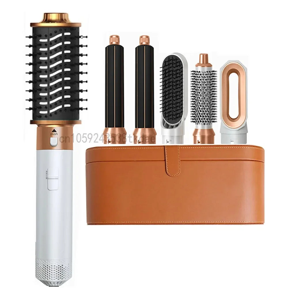 6 in 1 Hair Dryer Brush Hot Comb Set Professional Curling Iron Hair Straightener Styling Tool For Dyson Airwrap Hair Dryer