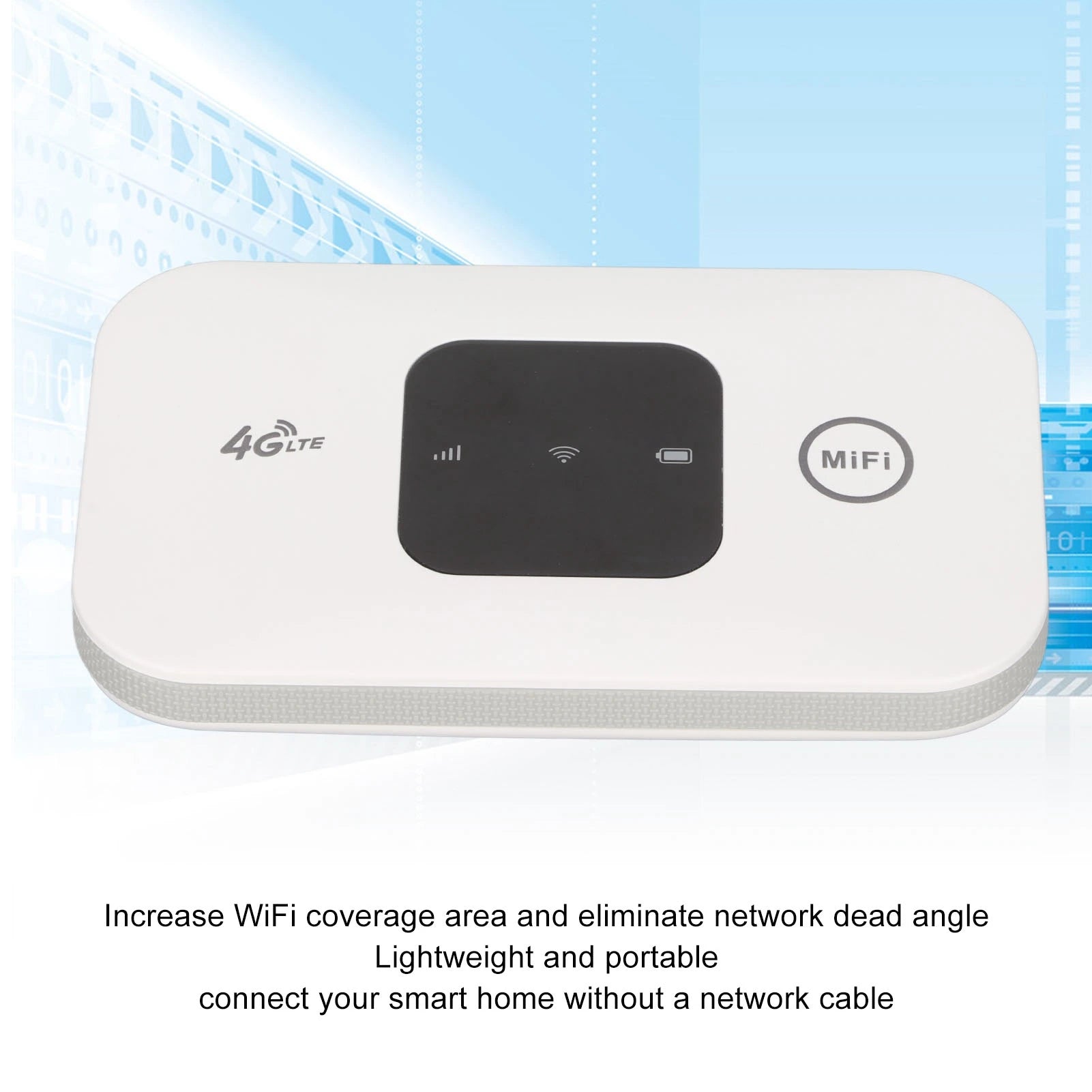 Portable Internet Hotspot 150Mbps High Speed SIM Card 4G Strong Coverage SIM Card Router for Home Office Travel.