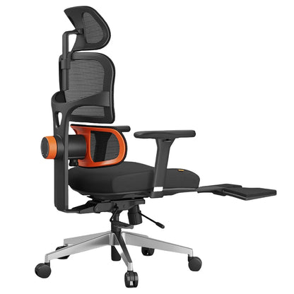 NEWTRAL NT002 Ergonomischer Stuhl, adaptive Untersetzer mit Fußstütze, 4 Rückenlehnen, verstellbare Rückenlehne, Armlehne, Kopfstütze