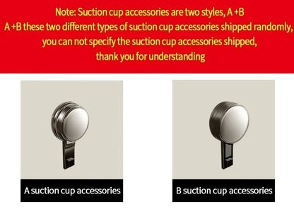 Badezimmer-Aufbewahrungsregal ohne Bohren, Saugnapf, Badezimmer-Waschbecken, wandmontiertes Badezimmer-Aufbewahrungsregal, Küchenaufbewahrung