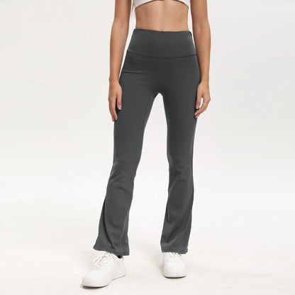 Damen-Leggings mit ausgestellten Taschen, weiche Yoga-Hose im Cargo-Stil, hohe Taille, schmale Hose, Fitness- und Bodybuilding-Sportbekleidung.