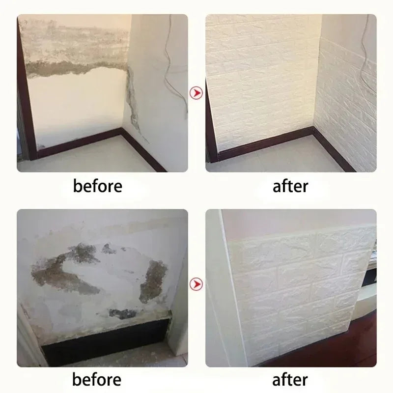 70cmx10m Self-adhesive Wallpaper Decoration Antique Foam Brick Wallpaper Living Room Bedroom Waterproof 3D Wall Sticker