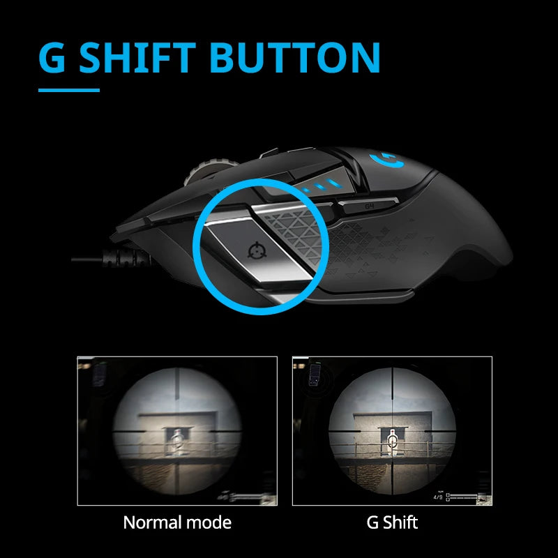 Logitech G502hero Master Wired Gaming Mouse 502 Esports Machinery Eat Chicken Macro CS Programming Peripheral.