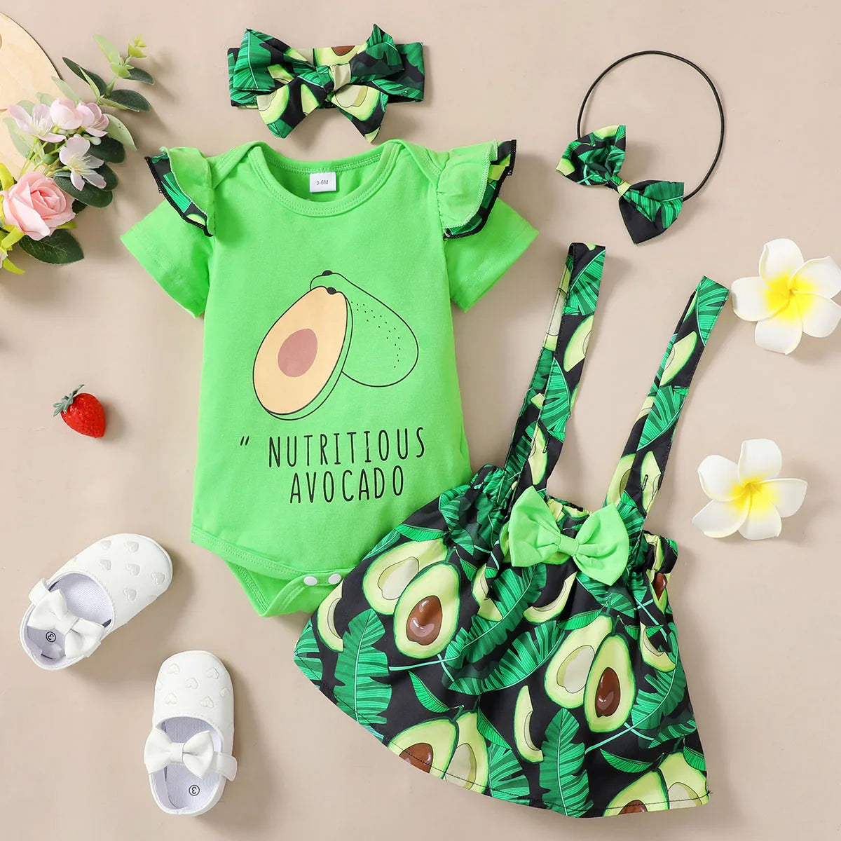 Prowow Günstige Preis Kleidung Baby Mädchen Outfits Set Niedlichen Elefanten Body und Hosenträger Kleid 3 stücke Neugeborene Geburt Set Kleidung