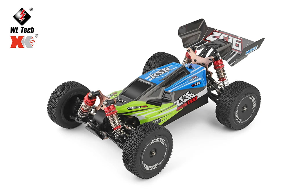 WLtoys 144010 144001 75KM/H 2.4G RC Car Brushless 4WD Electric High Speed Off-Road Remote Control Drift Toys for Children Racing