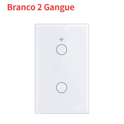 Tuya WiFi Touch Wand Smart Switch 1/2/3 Gang Licht Schalter Ohne Neutral Linie Smart Leben APP Steuerung unterstützung Alexa Google Hause.