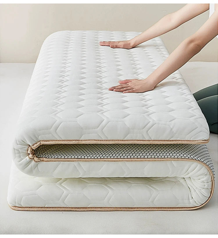 Fünf-schichtige material zusammensetzung matratze verdicken 4/7 cm Haushalt Einzel Doppel Schwamm latex füllung matratzen Tatami Boden Matte