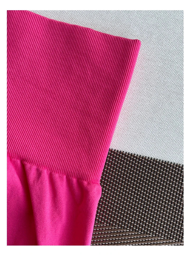 TKITK Solid Leggings Women Seamless Sports  Scrunch Bum Tights cycling shark pants Yoga shorts Gym navigation nv Workout wear