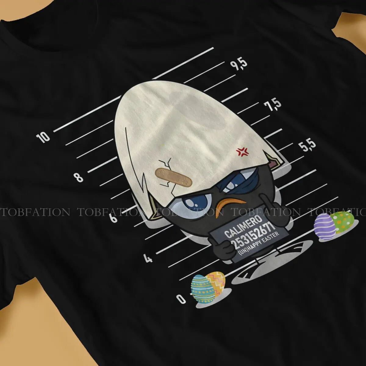 Criminal Man's TShirt Calimero Cartoon Animation O Neck Short Sleeve 100% Cotton T Shirt Funny Top Quality Birthday Gifts.