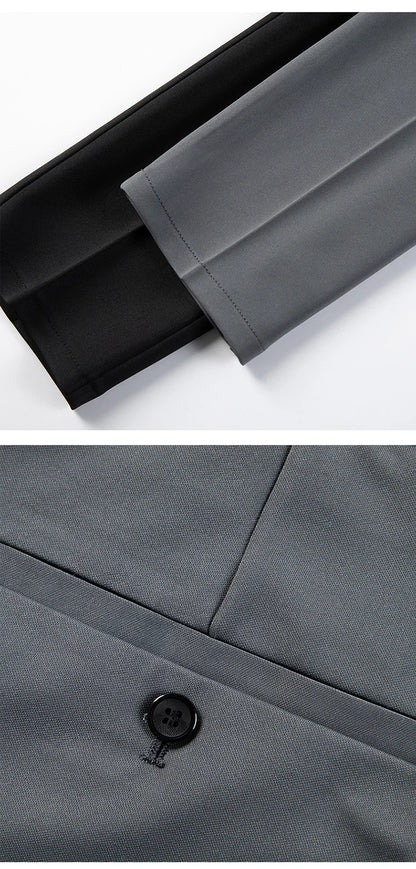 Men Suit Pants Dress Pantalone Hombre Stretch Slim Formal Trousers Calça Masculina Solid Color Casual Pants Fashion Men Clothing