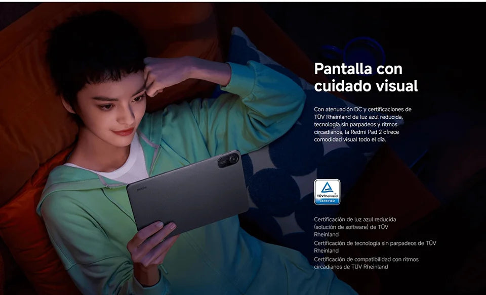 Global Version Xiaomi Redmi Pad 2 Tablet 11" 2.5K Display 9000mAh Battery 18W Fast Charge Xiaomi HyperOS 2.