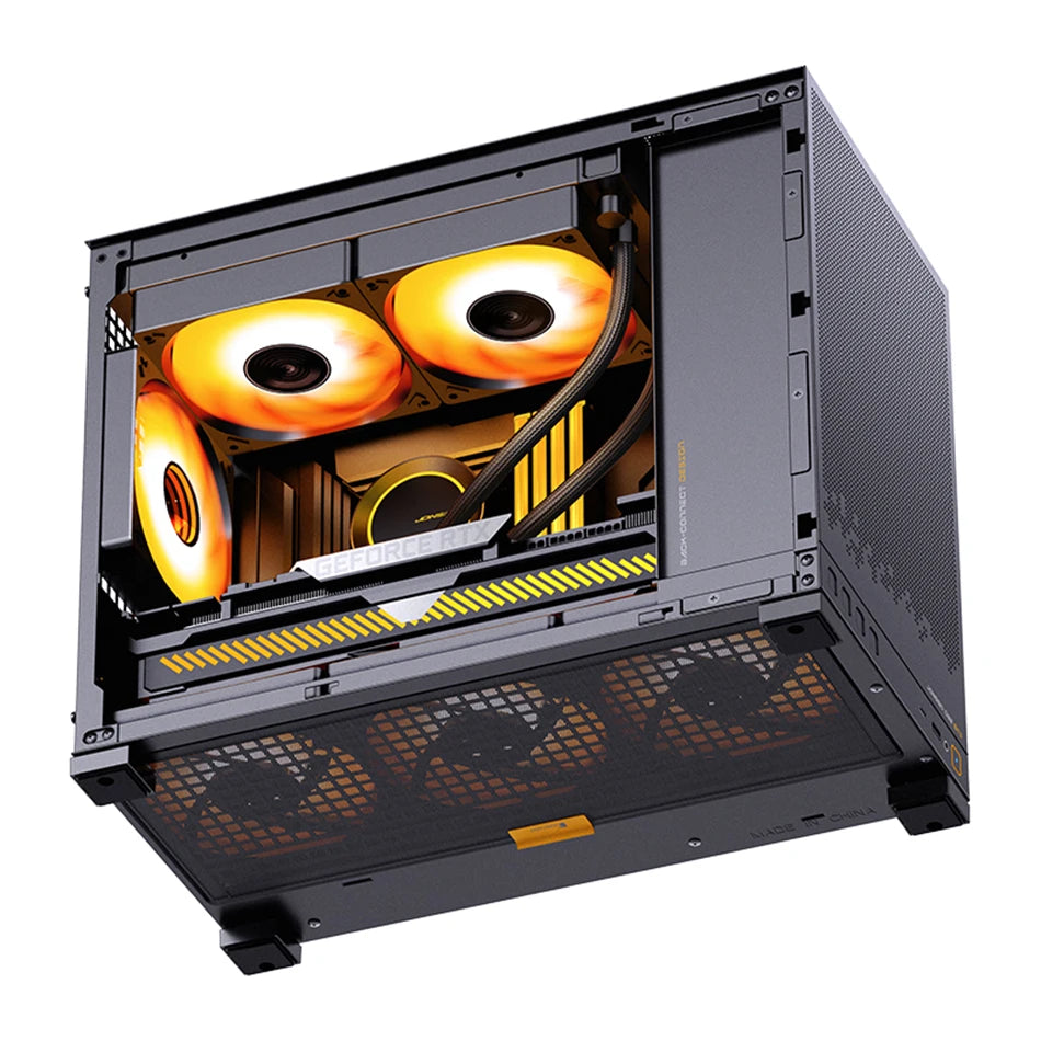 Jonsbo D32 STD/PRO MINI Desktop Case MINI-ITX MATX PC Case Support ATX/SFX Power Supply 240Water Cooling Computer Office Chassis.