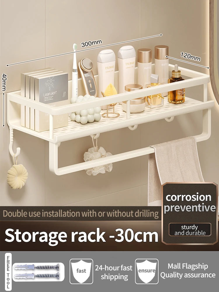 Gelb Weiß Eckregal Badezimmer Rack Regal Organizer Toilette Organizer Shampoo Rack Küche Lagerregal