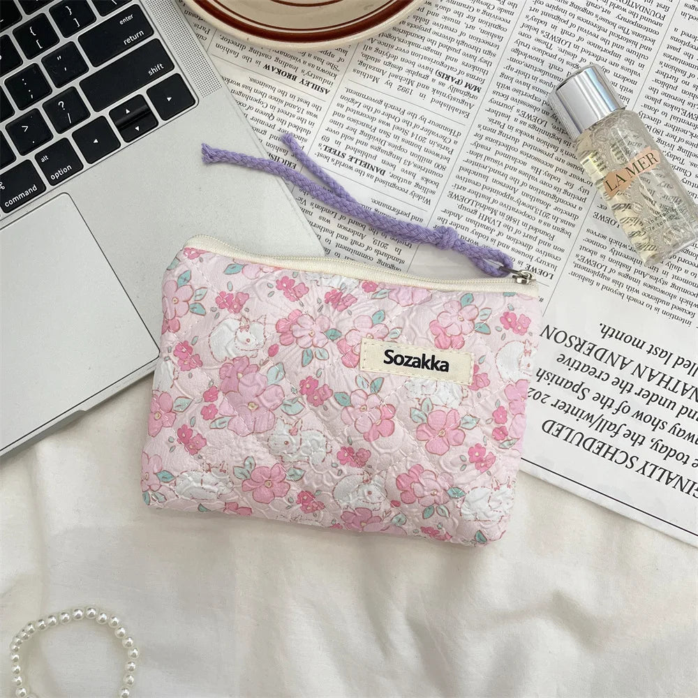 Cute Travel Cosmetic Lipstick Earphone Card Small Portable Storage Bag Purse Mini Makeup Handbags Pouch Organizer In Make Up Bag