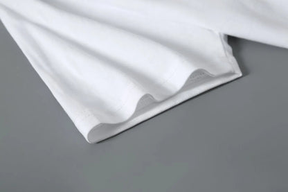 MRMT 2025 Brand New Man's 220g Pure Cotton T Shirt Men Man Solid Color Short Sleeved Combed Cotton Round Neck Thickening