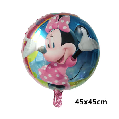 Mickey Minnie Folienballon Mickey Mouse Luftballons Minnie Geburtstag Party Dekor Kinderspielzeug Babyparty Ball Kinder Cartoon Geschenk