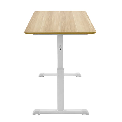 Höhenverstellbarer Stehpult, Blockfarbe, Sitz-Steh-Schreibtisch, 65–90 cm, Heimbüro-Schreibtisch, manuell erhöhbarer Tisch