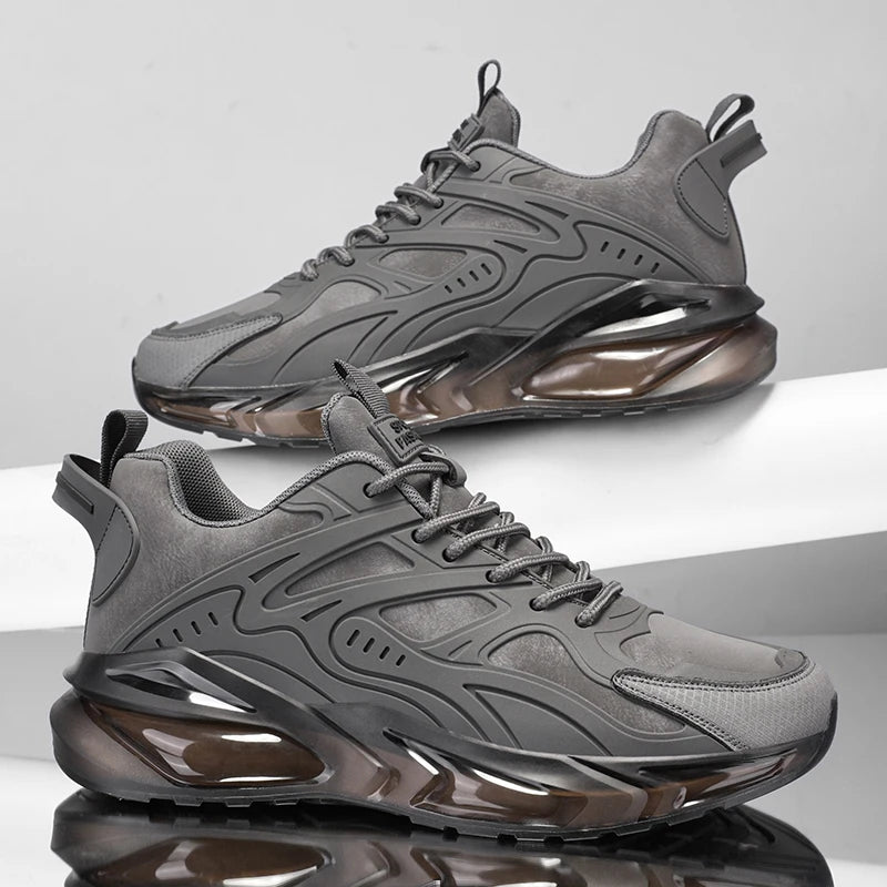 YRZL Herren-Turnschuhe, lässig, Sport, atmungsaktiv, Laufschuhe, bequemes Gehen, leichter Mesh-Schuh, Outdoor, rutschfest, Tennis-Mann.