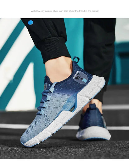 New Fashion Runnning Sport Shoes Men Sneakers Lightweight Breathable Mesh Comfortable Men's Casual Shoes Outdoor Jogging Zapatos