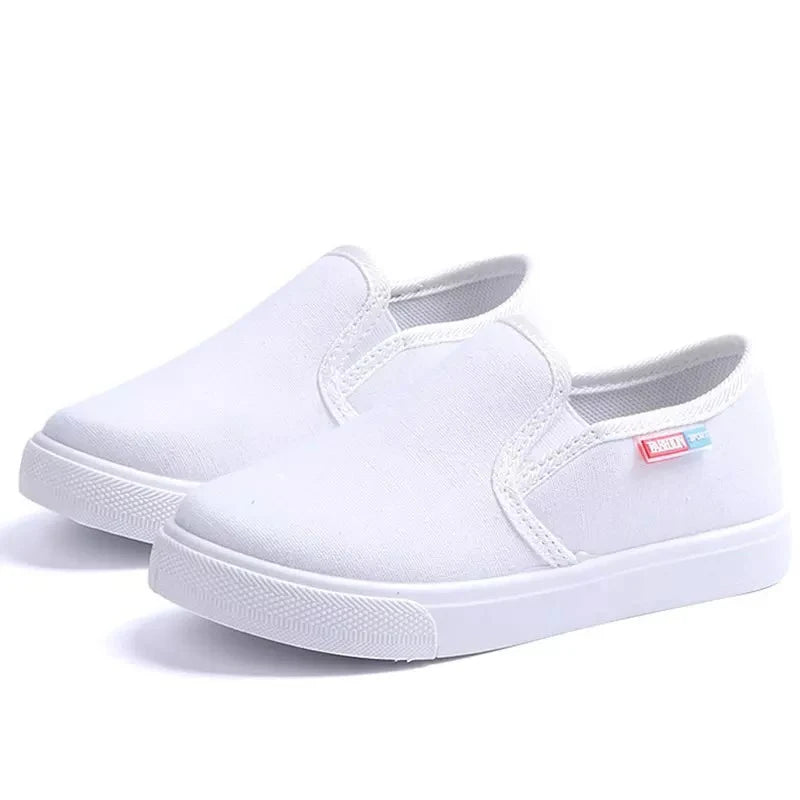 JGSHOWKITO Fashion Unisex Kids Canvas Shoes For Boys Girls Children's Casual Sneakers Soft Breathable Boys Flats All-Match 27-38.