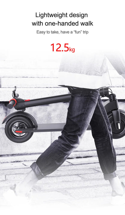 Alnsoor X7 Folding Electric Scooter 350W 36V5Ah 8.5-inch Tire Lightweight E-Scooter Adult Urban Commuting EScooter.