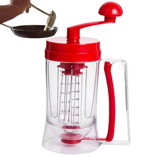 ABYN-900Ml Pancake Batter Dispenser Cupcake Handheld Dispenser Batter Funnel Measuring Cup Baking Tool Pancake Mix Dispenser.