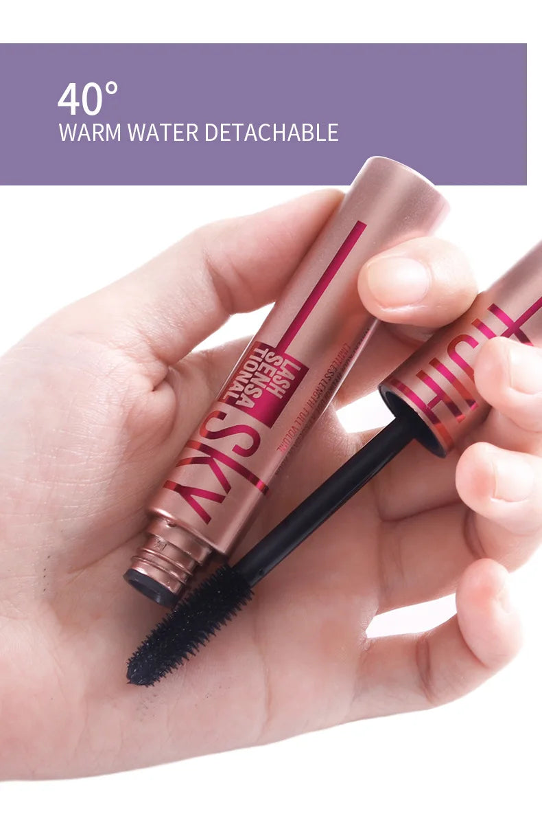 Eyelashes Lengthening Mascara Thickening Waterproof Sweat-Resistant Long Lasting Natural Curling Mascara Quick Dry Beauty Makeup.