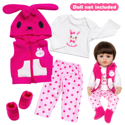 New Doll Clothes For 20-22Inch Baby Doll 50-55cm Reborn Babies Doll Clothes.