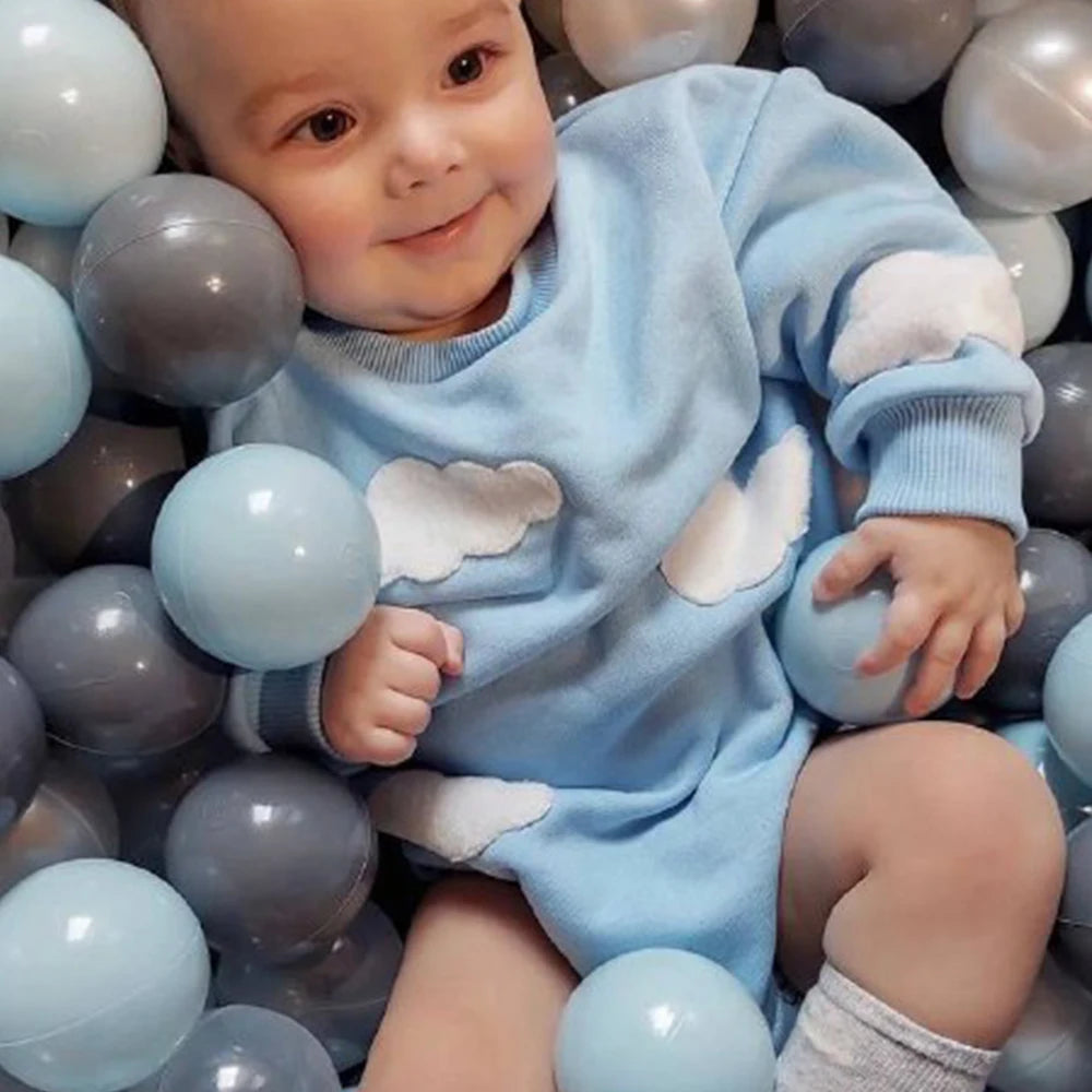 2024 frühling Baby Kleidung Wolke Sweatshirt Strampler Baby Mädchen Jungen Langarm Body Kleidung Neugeborenen 0 Bis 12 Monate 24M Overall.