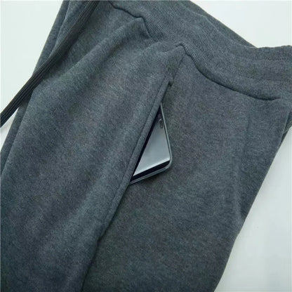 Men's autumn and winter fashionable hooded sweatshirts and pants, high-quality, warm and comfortable outdoor fitness and casual.