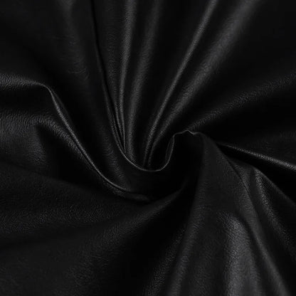 AltGoth Harajuku Streetwear Pu Leder Jacke Mall Gothic Cyber Punk Rollkragen Crop Mäntel Hipster Dark Grunge Rave Outfit Femme