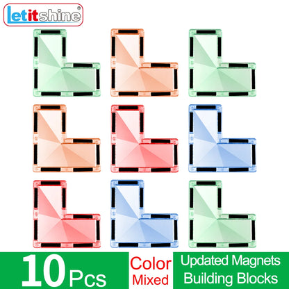 Montessori Magnetic Toys Education Stem Developmental Building Blocks Magnet Tiles Construction Bricks Kids Baby Boy Puzzle Game