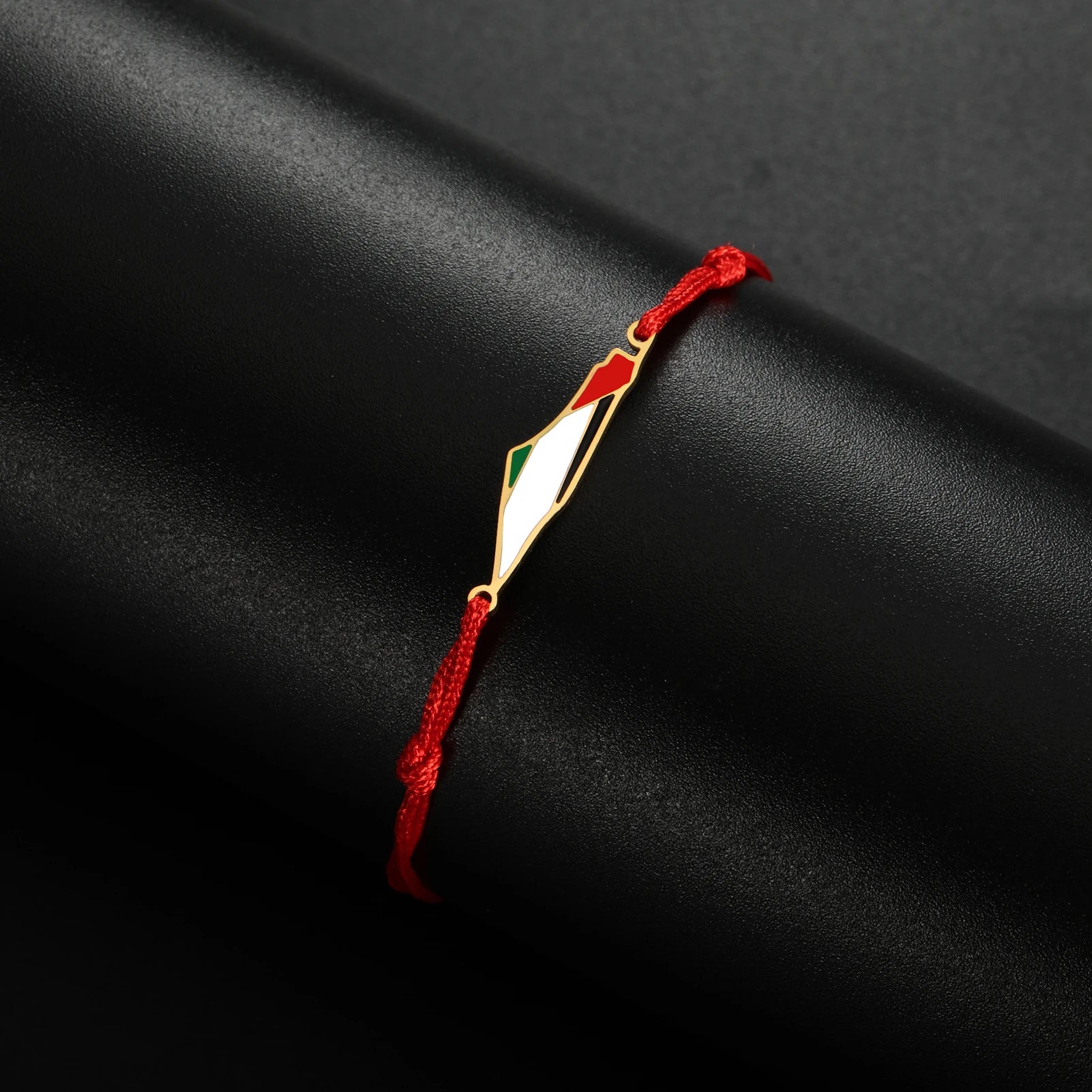 COOLTIME Palestine Map Charm Women Bracelets Stainless Steel Adjustable Double Layer Men Geography Bracelet jewelry Wholesale.