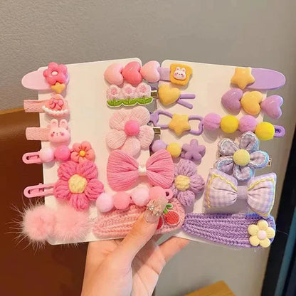 2023 New Children's Hairpin Headwear Women's Cute Baby Hair Accessories Hair Clips Edge Clips Serenity Hair Accessories.