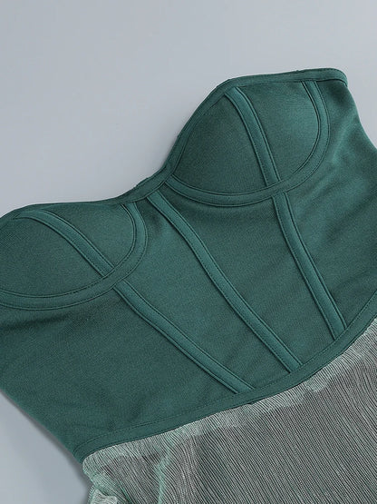 Sexy eine Schulter drapiert Glitzer langes Kleid Frauen braun Korsett funkelnd rücken frei figur betonte Maxi kleider Abend party Kleider