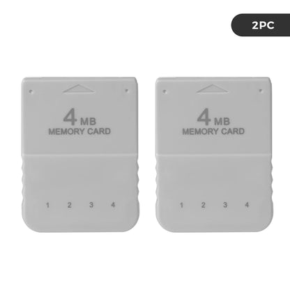 BlueRetro 1PC/2PC 4M Memory Card For PS1 Save Game Card  For PlayStation1 PS One Game Consoles Data Saving Progress Memory Card