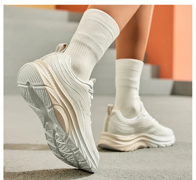 Xtep 299 Leather Running Streamline For Women 2024 Winter Running Shoes Leisure Training Sneaker(Suggest 1 size up) 876418110021.