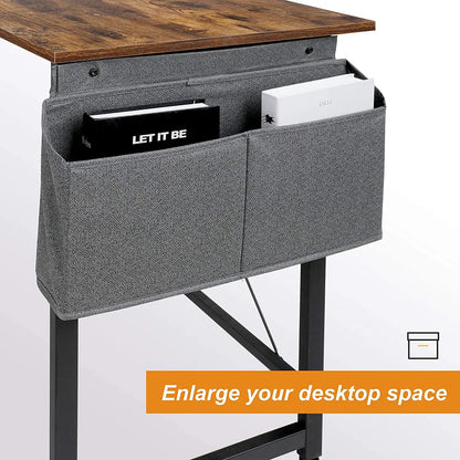 Homfa 66"(176cm) L-förmiger Schreibtisch, Computer-Gaming-Laptop-Schreibtisch, Heimbüro, Eck-Arbeitsplatz, Tisch, Arbeitstisch, 190 cm x 120 cm x 75 cm