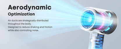 120000 RPM Hair Dryer Negative Ionic Blow Dryer Brushless Motor 40M/S Fast Drying High-Speed Low Noise Thermo-Control Hairdryer.