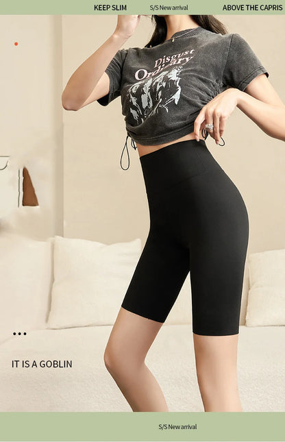 BIVIGAOS Summer Shark Biker Shorts Women High Waist Knee Short Leggings Bodybuilding Sexy Shorts Running Sports Cycling Shorts.
