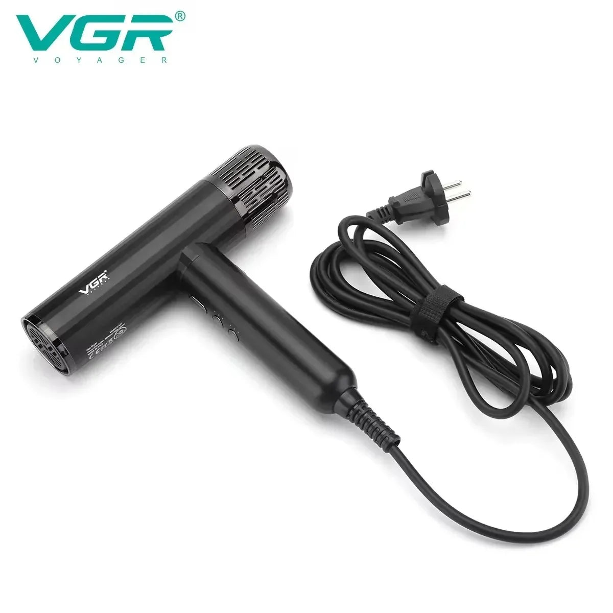 VGR Hair Dryer Professional Air Blower Brushless Motor Hair Dryer Machine 110000 RPM Negative Ion Hair Styling Blow Dryer V-427