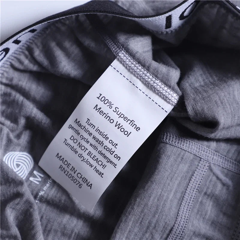 Herren-Boxershorts aus Merinowolle, Herrenunterwäsche, 100 % Merinowolle, Herren-Boxershorts aus Merinowolle, weich, bequem, atmungsaktiv, feuchtigkeitsableitend, USA-Größe