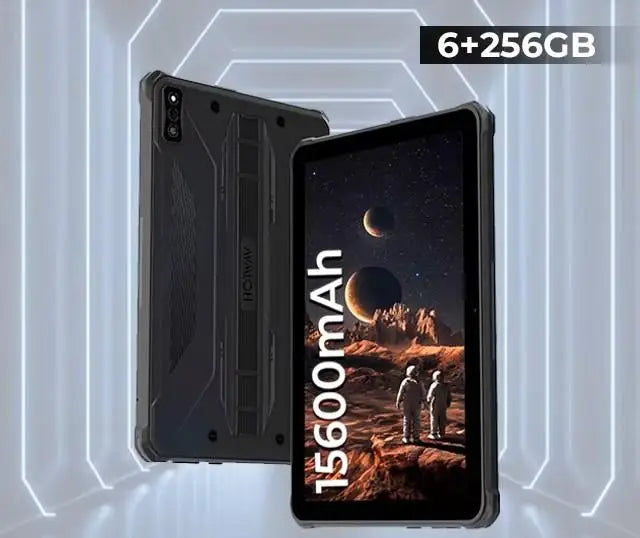 Rugged Tablets HOTWAV R7 12GB(6+6) 256GB 10.1'' 16MP+16MP Android 13.0 15600mAh large battery 20W Dual SIM 4G GPS