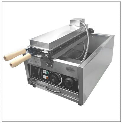 XEOLEO Taiyaki Maker Fish Waffle Machine Fish Cake Baking Machine 6 Pcs Fish Ice Cream Waffle Maker 3000W Non-stick Pan.
