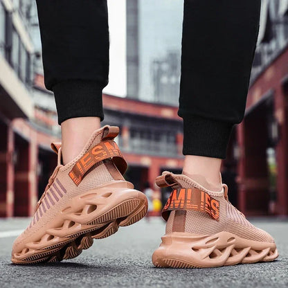 YRZL Men Shoes Sport Comfortable Sneakers Breathable Couple Running Shoes Women Tenis Sports Shoe White Walking Man Sneakers