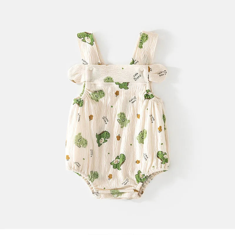 Sommer Baby Hosenträger Body Kleinkind Mädchen Süße Blumen Overall Infant Dünne Cartoon Tier Ein Stück.