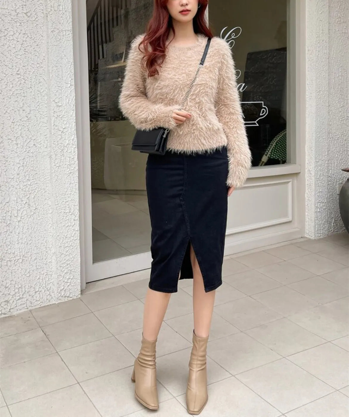 2025 Fashion Women Spring Autumn Knitted Sleeveless O-Neck Loose Pullover Sweater Tops Pull Ladies Winter Turtleneck Sweater.