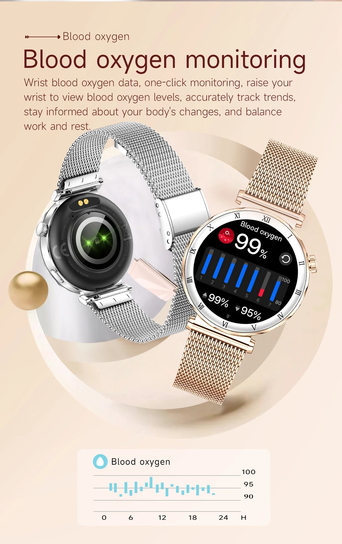 LIGE Luxury 1.19” AMOLED Screen Smart Watch Women Health Monitor Women's Wristwatch Bluetooth Call Waterproof Ladies Smartwatch.